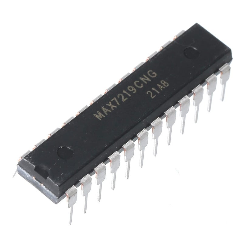 Bridgold 5 قطع MAX7219CNG MAX7219 7219 محركات عرض LED 8 أرقام متصلة تسلسليًا، DIP-24. - Image 2